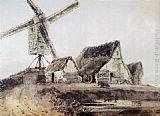 Thomas Girtin Famous Paintings - Mill in Essex